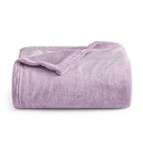 BEDSURE Kuscheldecke Flauschig Decke Fleecedecke - Wohndecke Warm Winter Weich, Sofadecke Kleine, Decke Couch Blanket, Kuscheldecke Kinder, Wohn- & Kuscheldecken 130x150cm, Sofa überwurfdecke Lilla
