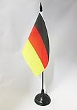 AZ FLAG TISCHFLAGGE Deutschland 15x10cm - DEUTSCHE TISCHFAHNE 10 x 15 cm - flaggen