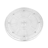 Yicare Lazy Susan Drehteller-Organizer aus Acryl, 20,3 cm, Organizer für Küche, Eckschränke, Gewürzregal, Kuchendekoration, TV, Laptop, Computer, Monitor (20,3 cm)