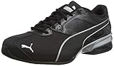 Puma Tazon 6, Herren Laufschuhe Laufschuhe, Schwarz(Black/Puma Silver), 43 EU