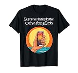 Sommerlicher Sonnenaufgang schmeckt besser mit einem sprudelnden fruchtigen Soda T-Shirt