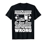 Lustiger Computerprogrammierer, technischer IT-Support, Nerd, Geek T-Shirt