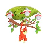 Kinbolas Deckenleuchte Kinderzimmer Deko,Kinderlampe Deckenlampen Dekoration Schlafzimmer Decke Led Sternenhimmel Lampen,Deckenlampe Holz Dimmbar Junge MäDchen Babyzimmer Deko MöBel