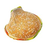 Vesone Runde kreative weiche Flanell-Burrito-Decke Tortilla-Decke Pizza-Decke Taco-Decke lustig Ei/Wassermelone/Burger/Donuts Decken für Erwachsene und Kinder 150x150cm