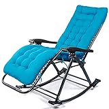 OUYOXI Fauteuils inclinables extérieur pliant Bureau loisirs sieste Chaise Maison Balcon Chaise pliante canapé paresseux beau/violet/59x166x50cm (bleu ciel 59x166x50cm)