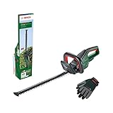 Bosch Akku-Heckenschere UniversalHedgeCut 18V-50 (ohne Akku, 18-Volt-System P4A, Bürstenloser Motor, Messerlänge 50 cm, mit XL-Gartenhandschuhen inklusive im Karton) – Amazon Edition