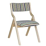 ECBETCR Esszimmerstuhl Amrai-Stühle Home Side/Esszimmerstuhl Stapelbar Holz Klappbar für Küche Balkon Wohnzimmer Restaurant Lounge