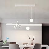 Lanekd LED Lampen Esszimmer Pendelleuchte Esstischlampe LED Dimmbar Wohnzimmerlampe Hängend Lampe Höhenverstellbar Küchen Hängeleuchte Für Büro Schlafzimmer Bar Decke Leuchten
