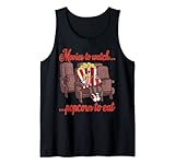 Movies To Watch Popcorn To Eat Tank Top