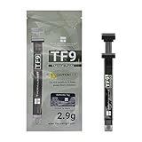 Thermalright TF9 2,9 g Wärmeleitpaste Kühlkörperpaste Hochleistungs-Wärmeleitpaste auf Kohlenstoffbasis für alle Kühler, thermisches Schnittstellenmaterial, hohe Haltbarkeit, 14 W/m.k, 2.9 Gramm