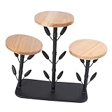 COLLBATH 1 Stück Dekorativer Blumenständer Aus Schmiedeeisen Tisch-Pflanzenständer Miniatur-Halter Outdoor-Blumentopfständer Blumenpflanzenregal Fahrradständer Blumentopfständer