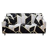 ASCV Spandex Sofabezug All-Inclusive elastische Stretch-Schonbezüge für Wohnzimmer Sessel Couchbezüge 1/2/3 Sitze A8 2-Sitzer