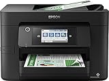 Epson Workforce Pro WF-4820DWF 4-in-1 Tinten-Multifunktionsgerät (Druck, Scan, Kopie, Fax, ADF, WiFi, Ethernet, NFC, Duplex, Einzelpatronen, DIN A4), inkl. 9 Monate ReadyPrint Flex Tintentarif schwarz