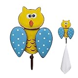 manchas Eulen Wandhaken - Kleiderhaken | Kleiderhaken, Wandhalterung, robust, Eulenform, Kinderzimmer, Eingangsbereich, Heimdekoration, Schlafzimmerwand