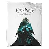 Wendedecke Aus -Fleece – Harry Potter– Dicke, Flauschige, Weiche, Warme Hogwarts Decken Und Überwürfe Für Bett/Sofa/Couch 60x80inch(150x200cm)