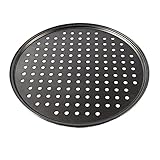 BBASILIYSD 24,5–32 cm Karbonstahl Antihaft-Pizzabackform Mesh Backgeschirr Tiefe Schale Tablett Backen P5d3 Pfanne Form Pizza Rund Werkzeug