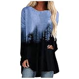 GFPGNDFHG Damenbekleidung Langarm Tunika italienische Designer Bluse Oberteil DamenbluseLoose PartiesBasic Bluse Netzoberteil Damen Sexy Langarmshirt Damen Spitze Pullover Damen Winter