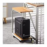 CPU Ständer 2-stufiger PC-Tower-Ständer, C-förmiger CPU-Ständer mit Metallrahmen und Lenkrollen, mobiler PC-Gehäuse-Bodenhalter for das Heimbüro, passend for die meisten PCs CPU Tower Ständer ( Color