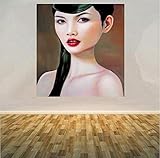 Puzzle 500 Teile modernes kunstportrait chinesische künstlerin mädchen malerei Puzzle 500 Teile Tiere Pädagogisches intellektuelles Stressabbau-Spielzeug-Puzzle Erwachsene Fami38x52cm（15x20.5inch
