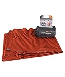 Cocoon Travel Blanket Merinowolle/Seide - dark terracotta