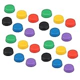 Flaschenverschluss, Kronkorken, 24 Mehrweg Flaschenverschluss, Bierverschluss für Bierflaschen, Wein- und Saftflaschen, 6 Farben