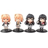 wasd 4pcs/Set Anime Figur Mein Teen Romantische Komödie Yukinoshita Yukino Figur Modell Puppen Geschenk Sammle Spielzeug