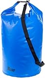 Xcase Schwimmsack wasserdicht: Wasserdichter Packsack 70 Liter, blau (Schwimmbeutel wasserdicht)