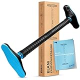 ELANI – Klimaneutrale Klimmzugstange für Türrahmen ohne Schrauben mit innovativer Gewindesperre für sicheren Halt – 70-90 cm Pull Up Bar mit Tragfähigkeit für bis zu 300 kg