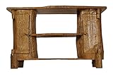 Windalf Hobbit Sideboard WOODRON b: 123 cm Lowboard 3 Ablagen 2 Schränke Handarbeit aus Wurzelholz