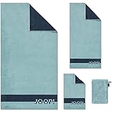 JOOP! Handtuch Shades Stripes 1687 | 11 aqua - 50 x 100