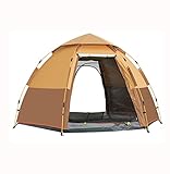 Camping Tent 3-4 Person Instant Tent Portable Cabin Tent with Rainfly for Family Camping Traveling Hiking Picnicing Easy Set Up