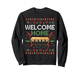 Recovery Ugly Christmas Design Willkommen Zuhause Besprechungstisch Sweatshirt