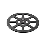 Gedotec Fernseh-Drehteller mit M8 Gewinde zum Schrauben | Kunststoff schwarz | Drehkranz Tragkraft 150 kg | Drehbeschlag mit Drehplatten Ø 300 mm | 1 Stück