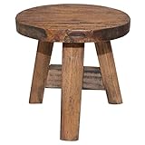 vidaXL Sitzhocker Altholz Holzhocker Fußhocker Schemel Holzstuhl Stuhl Hocker