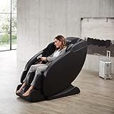 WELCON Massagesessel Prestige II in schwarz - 3D Massagesessel für zuhause mit Zero Gravity, Wärmefunktion und 6 Automatikprogrammen