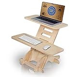 Stehschreibtisch Aufsatz | Stehpult Holz| Standing Desk | Ständer | Schreibtischaufsatz Holz | Stehpulte | Standsome Stehschreibtisch | Steh Schreibtisch | Made in EU