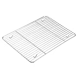 BESTonZON Ofen Multifunktionales Netzdraht-Kühlregal Pizzaofen Für Grill Brotbackofen Edelstahl-Grillroste Broiler-Rack Jingles Kekse Küchenzubehör Backrost Ofen-Backrost