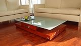 Carl Svensson Design Couchtisch Tisch V-470 Kirschbaum Kirsche Milchglas