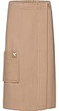 Ladeheid Damen Frottee Saunakilt LA40-218 (Beige8, L-XL)