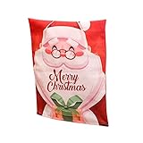Yinguo Kinder Kinder Ausklappbare Übernachtung Z Bett Sofa Weihnachten Stuhlbezug Kreative Cartoon Weihnachtsdekorationen Druck Kindermöbel Schlafzimmer (A, Einheitsgröße)