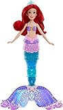 Hasbro Disney Prinzessinnen Prinzessin Regenbogenzauber Arielle, Puppe mit Farbwechsel, Wasserspielzeug zu Disneys Arielle, die Meerjungfrau, ab 3 Jahren