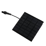 HAKIDZEL Miniaturbausatz Solarbetriebener Springbrunnen Solarpanel-Wasserspiel Solarbrunnen Solarbatteriepanel Solarpanel-Wasserpumpe Solarstrom-Brunnenpumpe Solarpanel-Suite Im