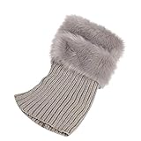 Bethyall Männer & Frauen Sneaker Socken Women 's leg warmers Topper Boot Winter 2 stricken Bündchen paar Socken