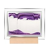 AUsagg 3D Sandlandschaft fließender Sand Treibsand Tischleuchte C4R4 Lampen Nachttischlampe Nachtdekoration