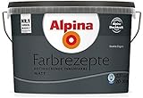 Alpina Wandfarbe, Farbrezepte 2,5 Liter Dunkle Eleganz Matt, hochdeckende Farbe