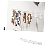 Homoyoyo Schrank Schlüsselanhänger Haken Metall Organizer Regal Metall Lagerregale Abstellgleis Haken Wandhalterung Lagerregal Schlüsselkasten Wandhalterung Haken Schlüsselhalter Weißer