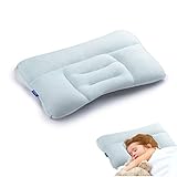 Milshak Kinderkissen ab 2 Jahre - Kinderkopfkissen mit Ergonomischem Wirbelsäulenschutz - Orthopädisches Kleinkind Kopfkissen Kissen Kinder für Bett und Kinderbett（2-8 Jahre）