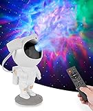 Sternenhimmel Projektor, Astronaut Galaxy Led Light mit Fernbedienung und Timer, Nordlicht Planetariu Projektor, Kinder Nachtlicht, Sternenlicht für Schlafzimmer und Decke, für Kinder Erwachsene