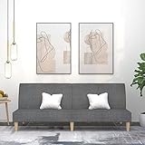 ZEYUAN Sofa in L-Form Stoffbezug, Couch Für Jugendzimmer, Sofa Für Schlafzimmer, Couch Mit Schlaffunktion, Relaxsofa, Sofas & Couches, Relaxcouch, 186 x 136 x 79 cm Gelb