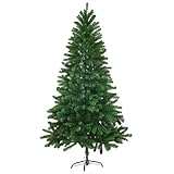 Susany Künstlicher Weihnachtsbaum Naturgetreue Nadeln Spritzguss 150 cm Grün Mit 500 Zweigen